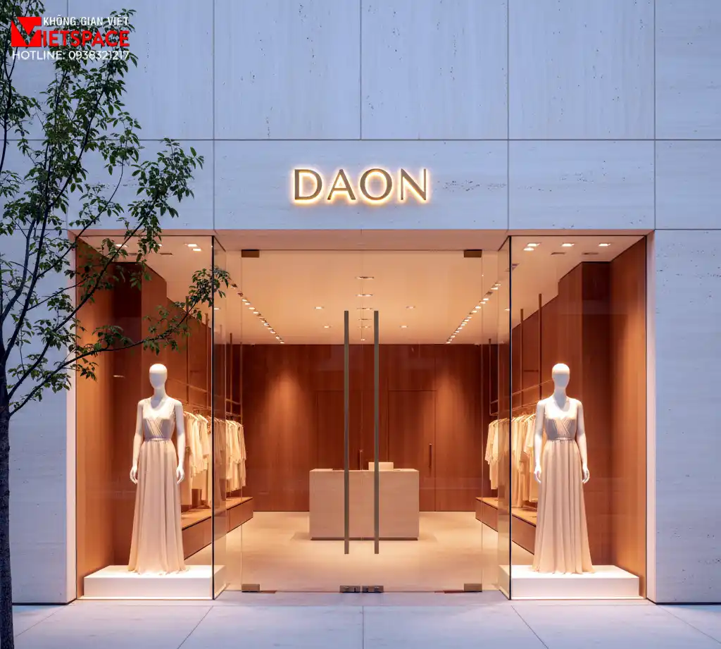 thiết kế cửa hàng thời trang daon _13