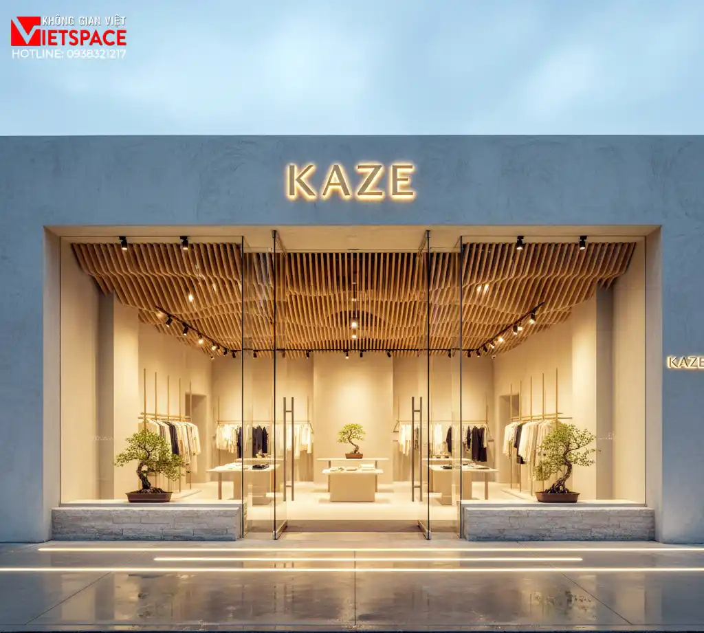 thiết kế cửa hàng thời trang kaze _8