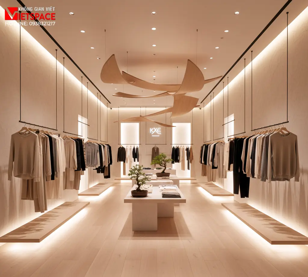 thiết kế cửa hàng thời trang kaze _13