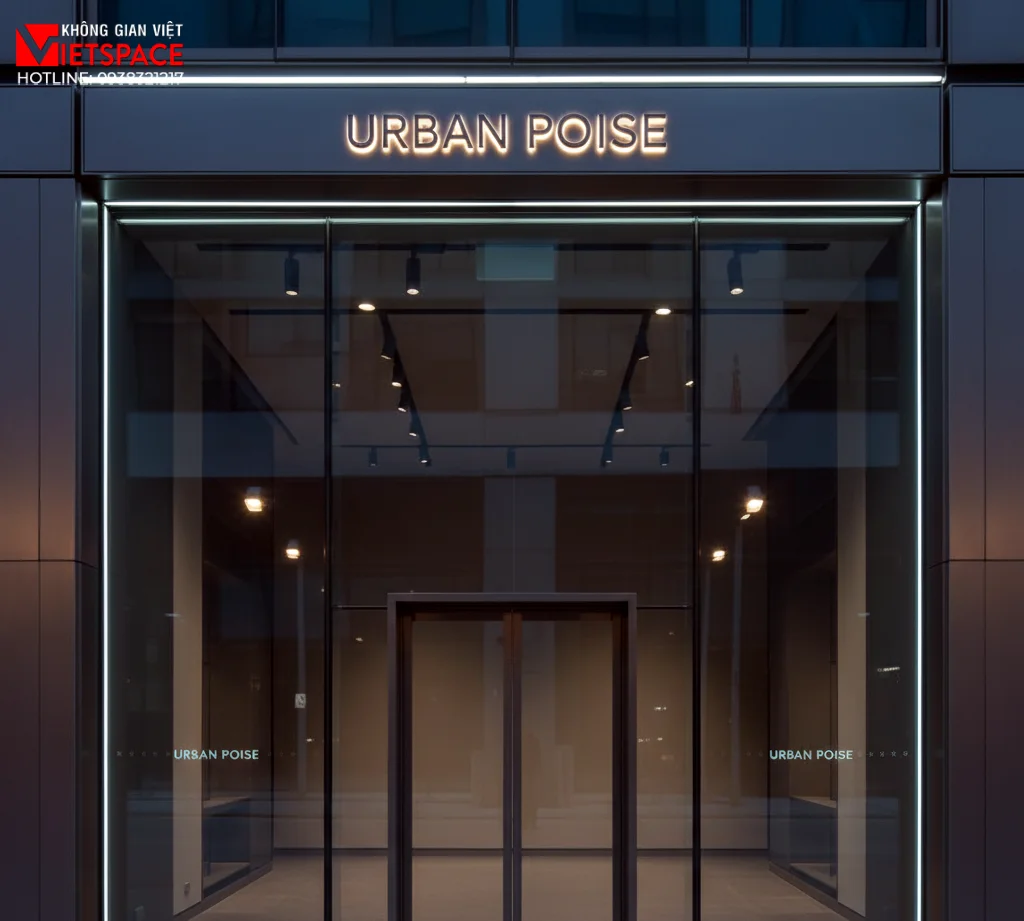 thiết kế cửa hàng thời trang urban poise _2