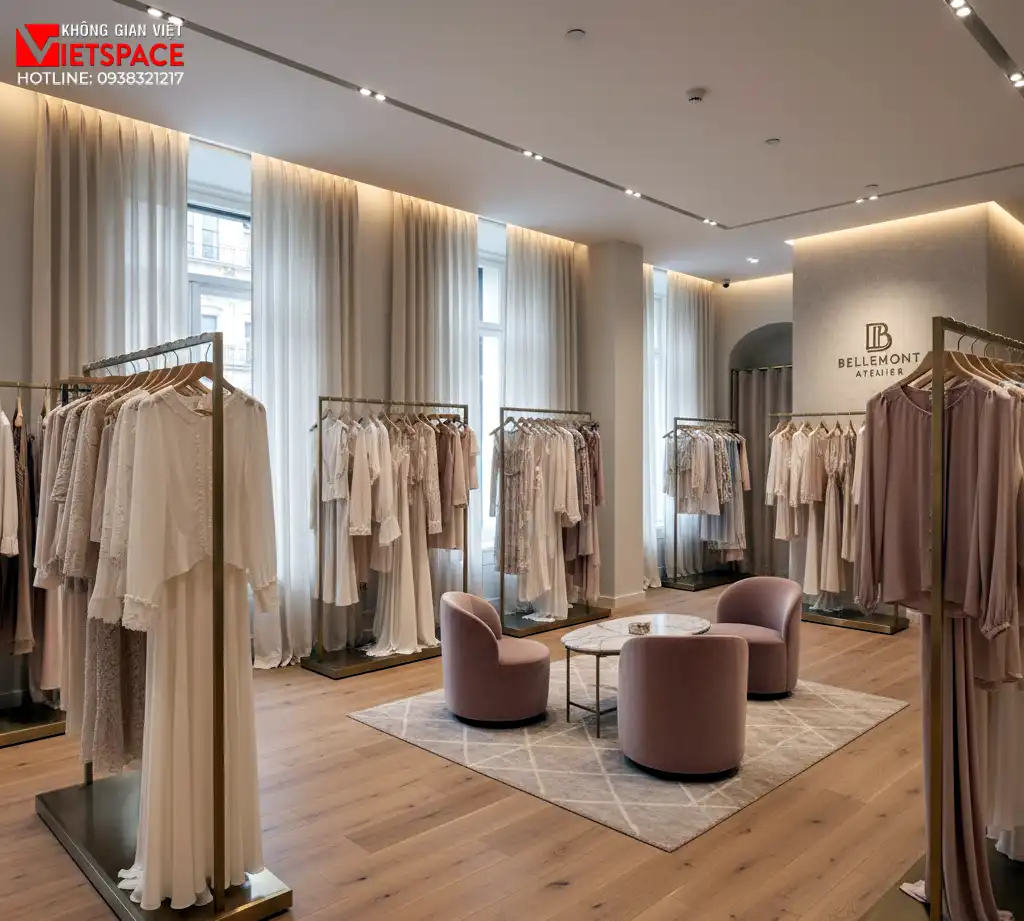 thiết kế cửa hàng thời trang bellemont atelier _14