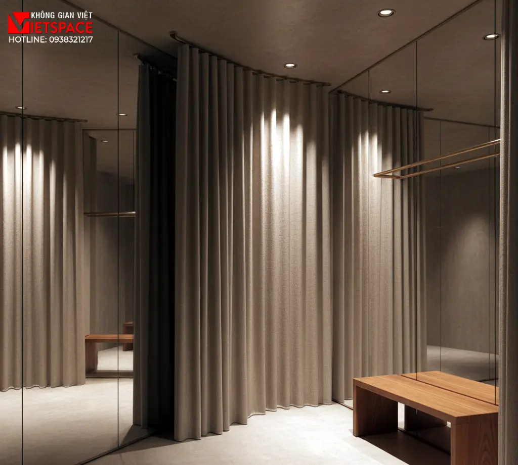 thiết kế cửa hàng thời trang kiné atelier _14