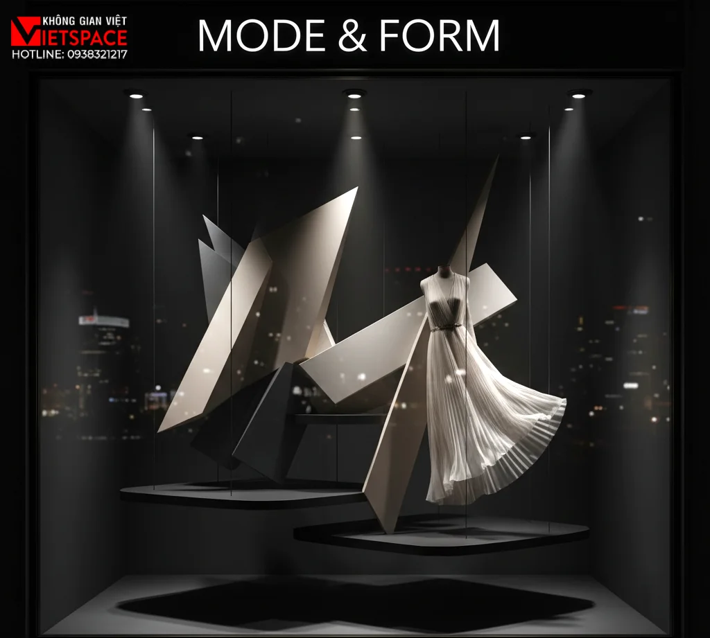 thiết kế cửa hàng thời trang mode & form _8