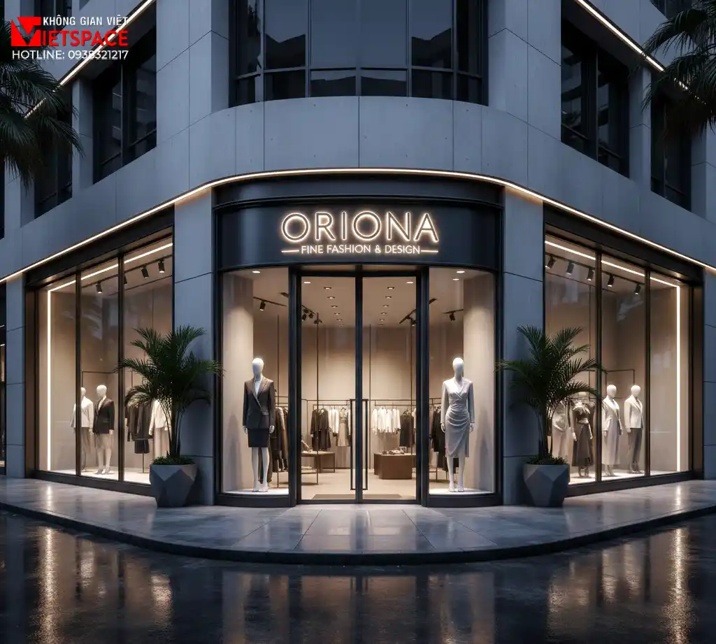 thiết kế cửa hàng thời trang Oriona _4