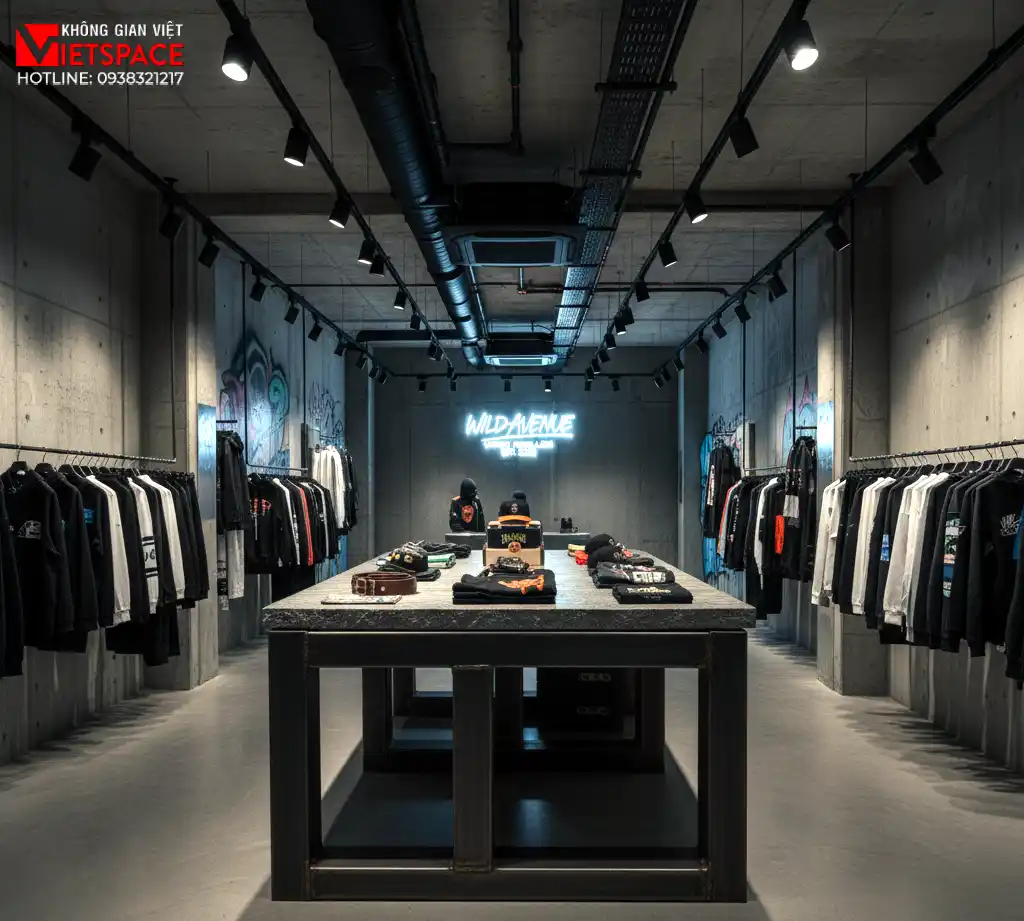 thiết kế cửa hàng thời trang wild avenue _11