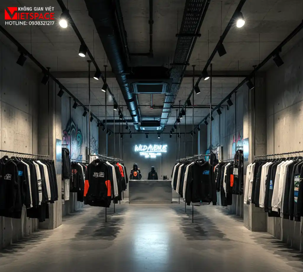 thiết kế cửa hàng thời trang wild avenue _12