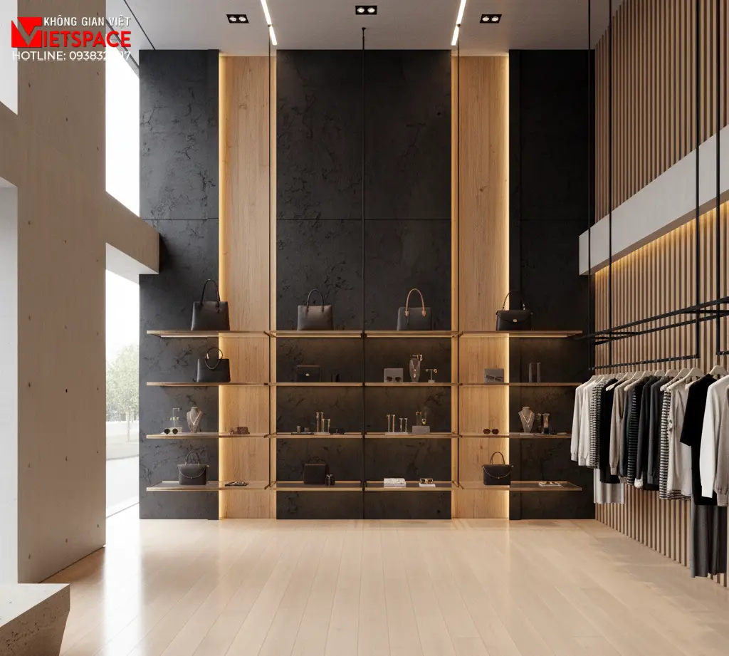 thiết kế cửa hàng thời trang mirioo _15