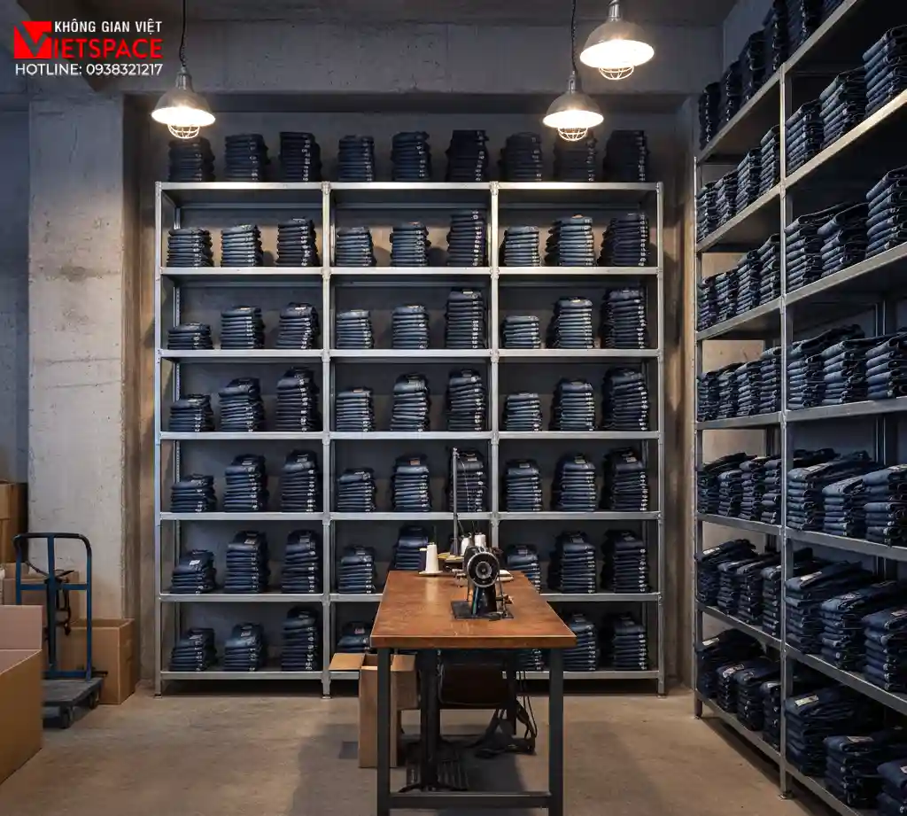 thiết kế cửa hàng thời trang the denim house _4