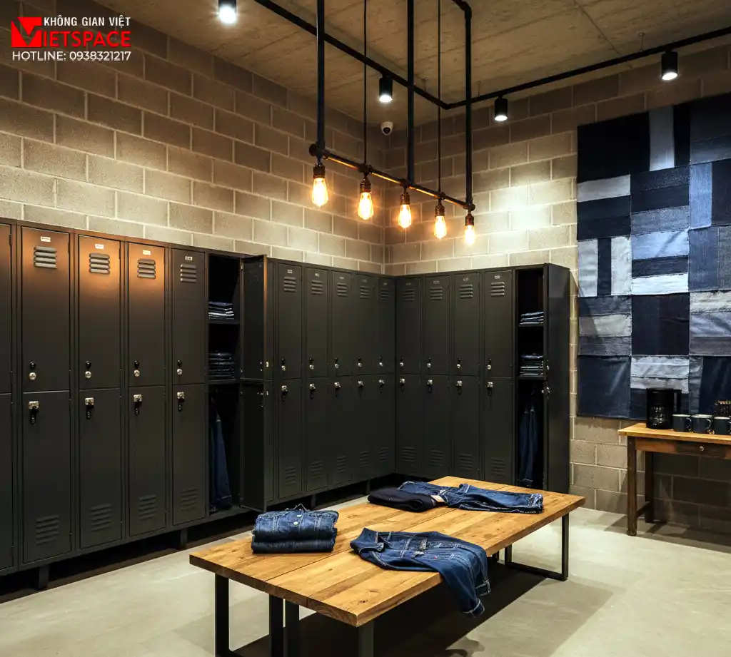 thiết kế cửa hàng thời trang the denim house _16