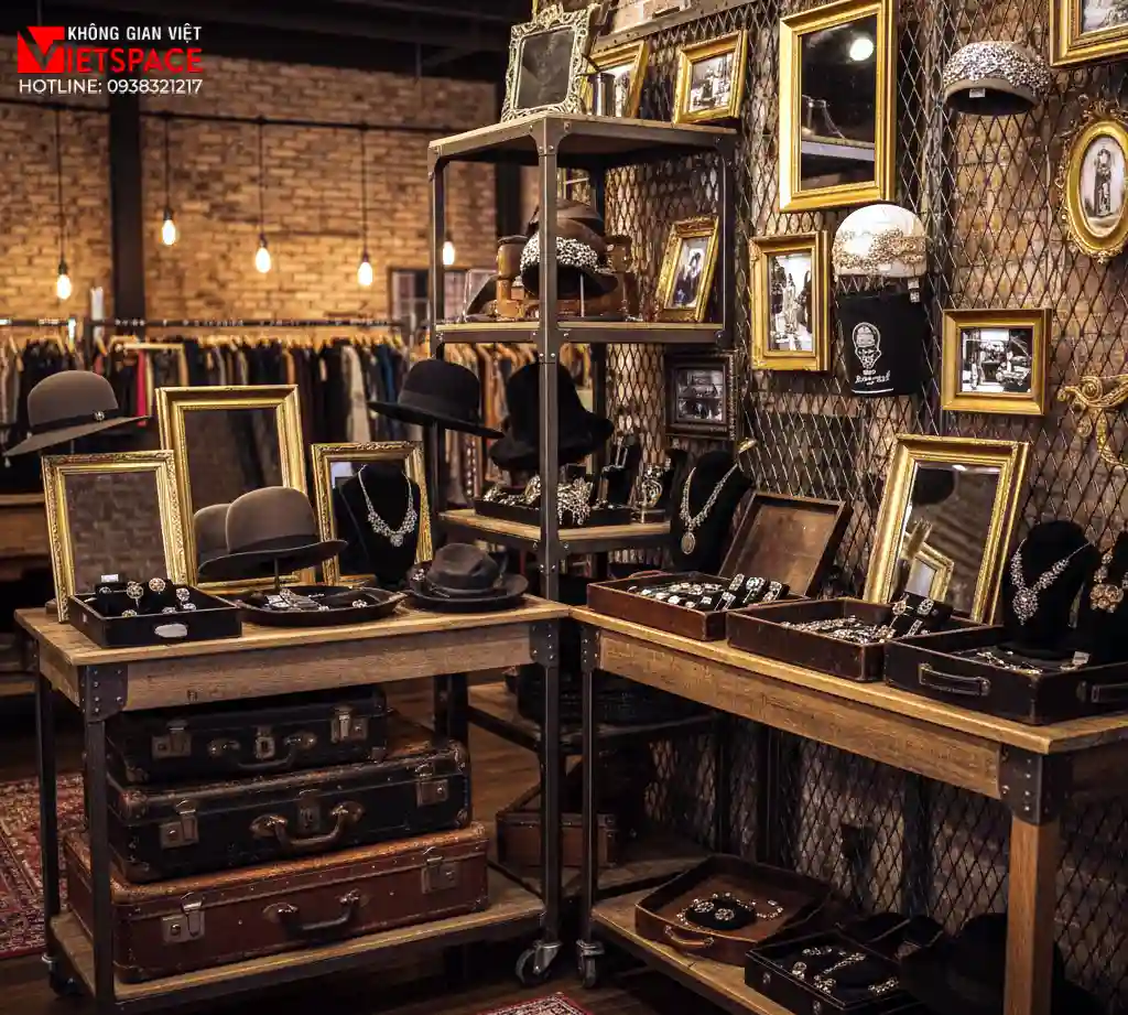 thiết kế cửa hàng thời trang the vintage loft _3