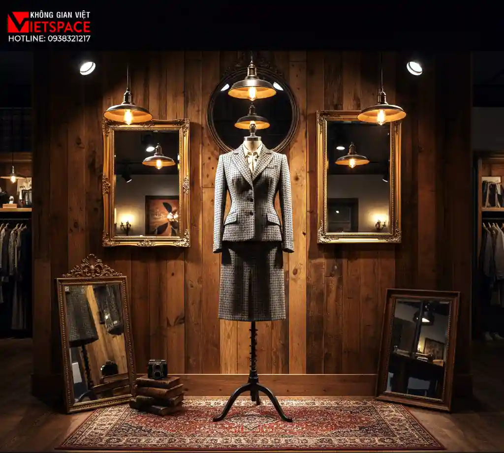 thiết kế cửa hàng thời trang the vintage loft _9