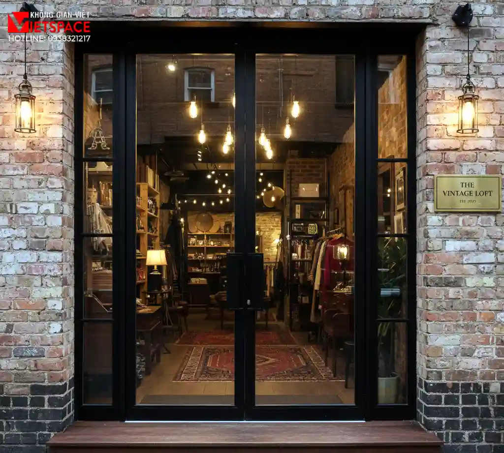 thiết kế cửa hàng thời trang the vintage loft _11