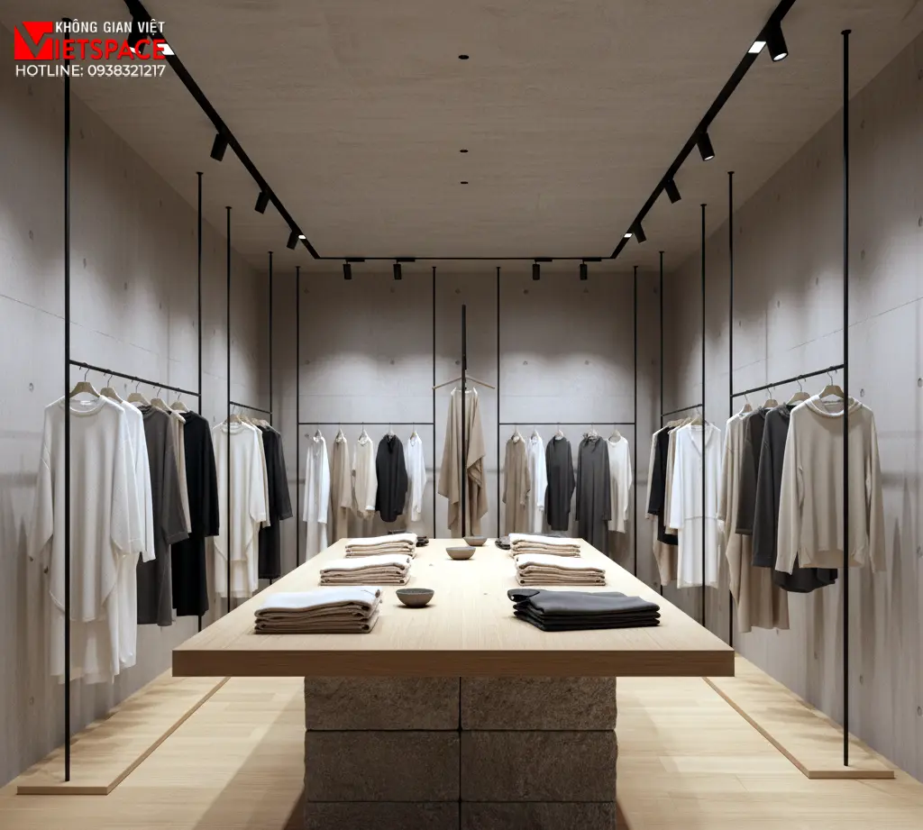 thiết kế cửa hàng thời trang haku _7