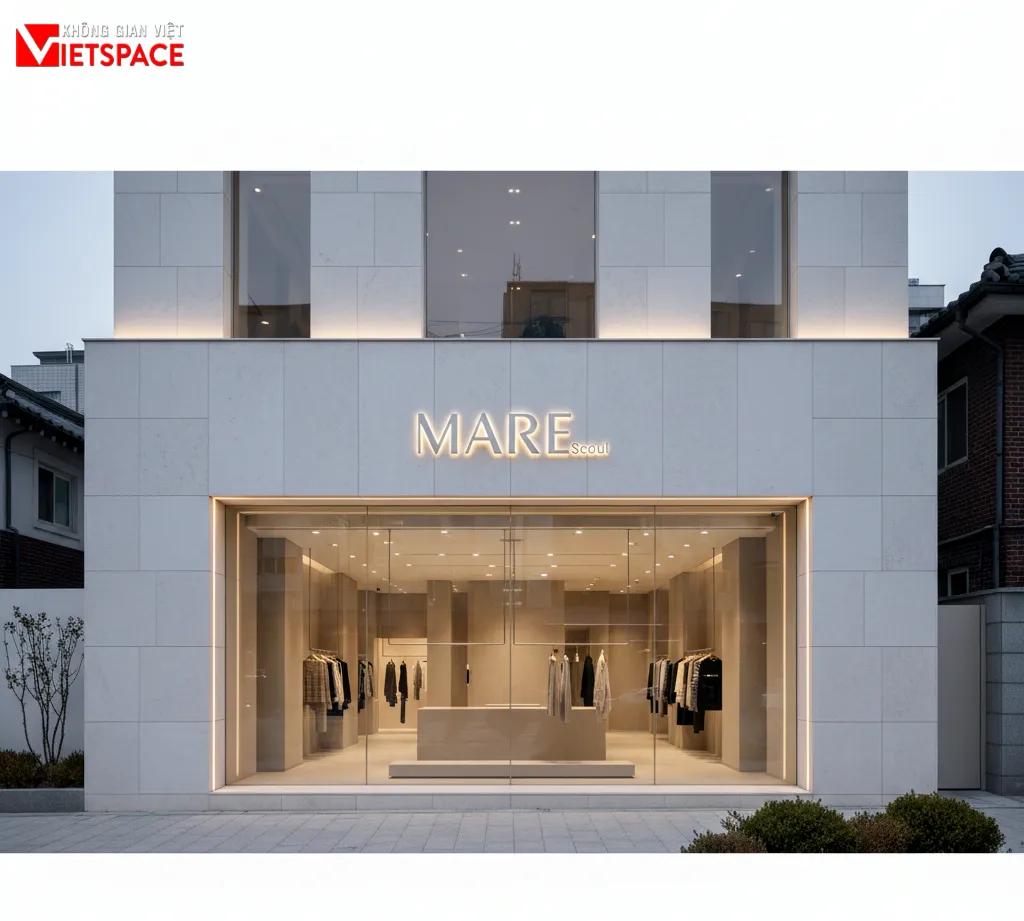 thiết kế cửa hàng thời trang mare seoul _2
