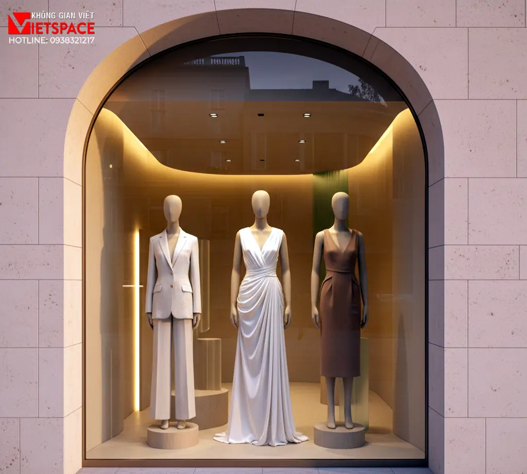 thiết kế cửa hàng thời trang nara _3