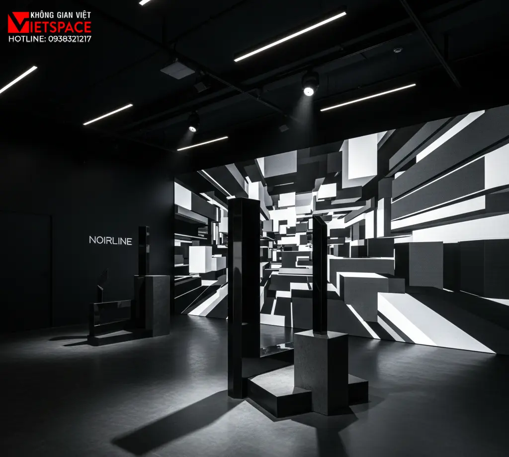 thiết kế cửa hàng thời trang noirline _5