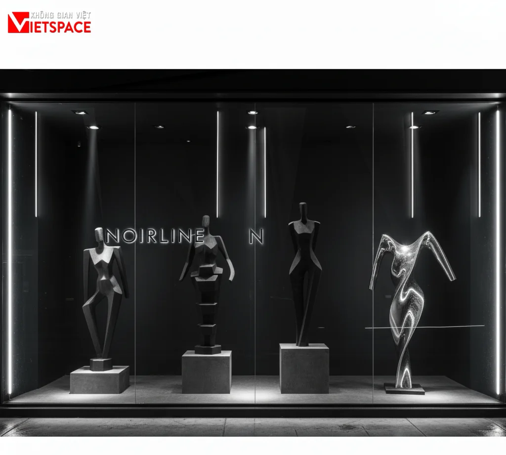 thiết kế cửa hàng thời trang noirline _8