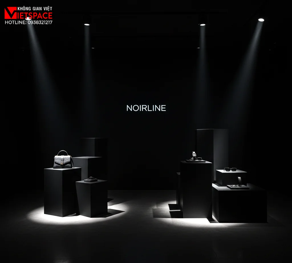 thiết kế cửa hàng thời trang noirline _10