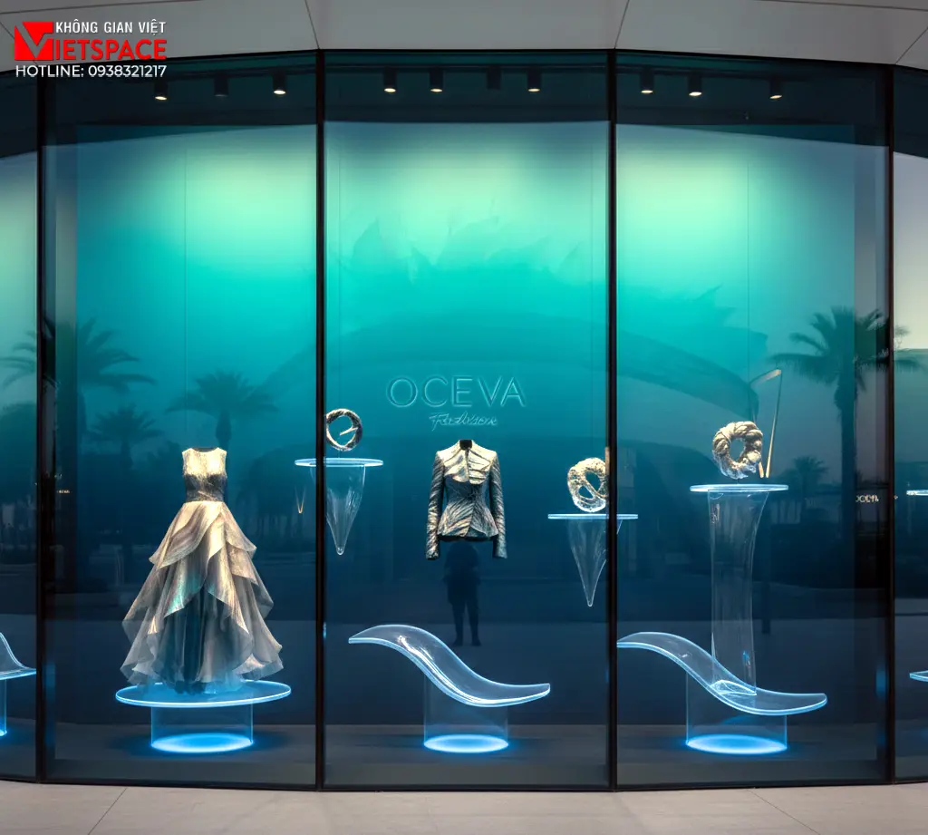 thiết kế cửa hàng thời trang oceva _11