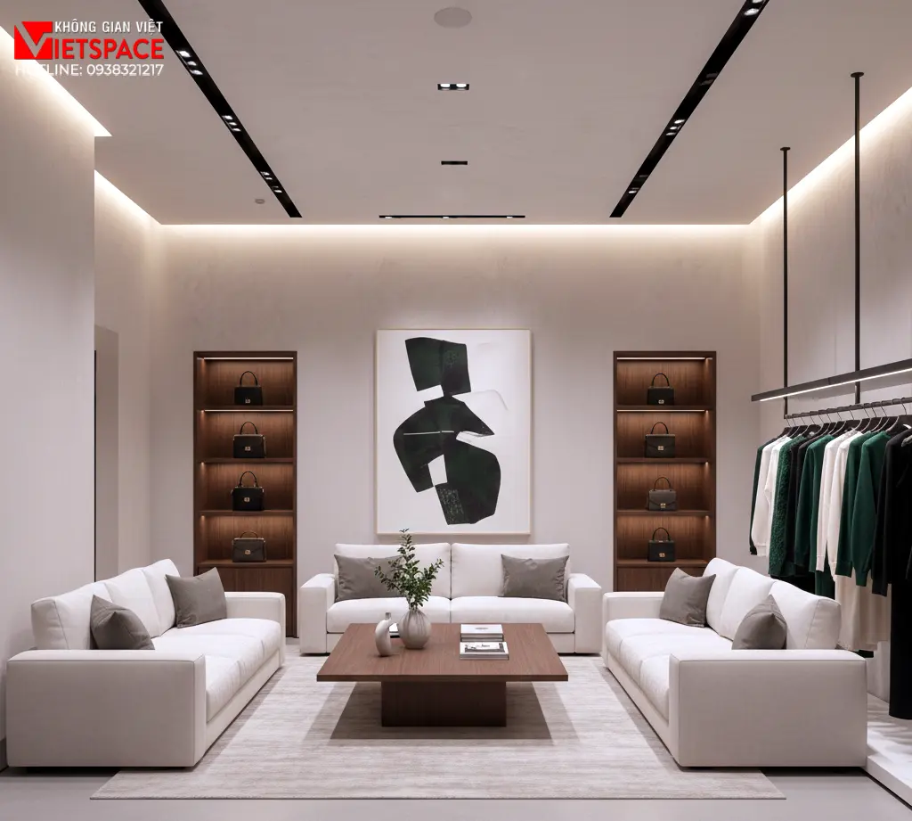 thiết kế cửa hàng thời trang aeris label _13