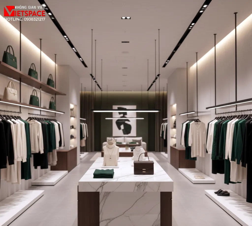 thiết kế cửa hàng thời trang aeris label _7