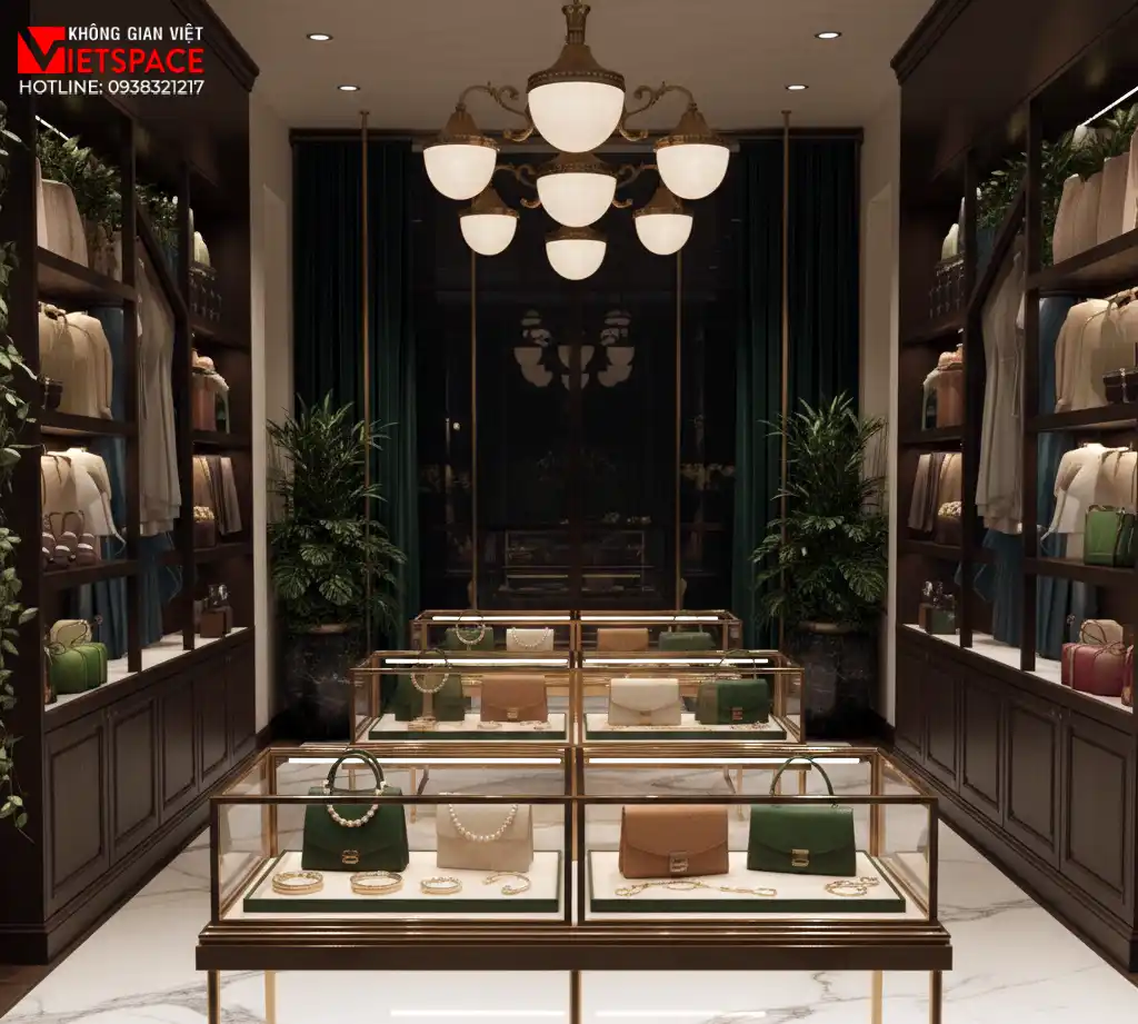 thiết kế cửa hàng thời trang velvet & vine _3