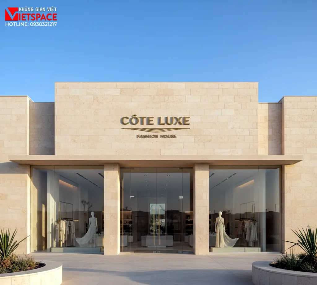 thiết kế cửa hàng thời trang côte luxe _2