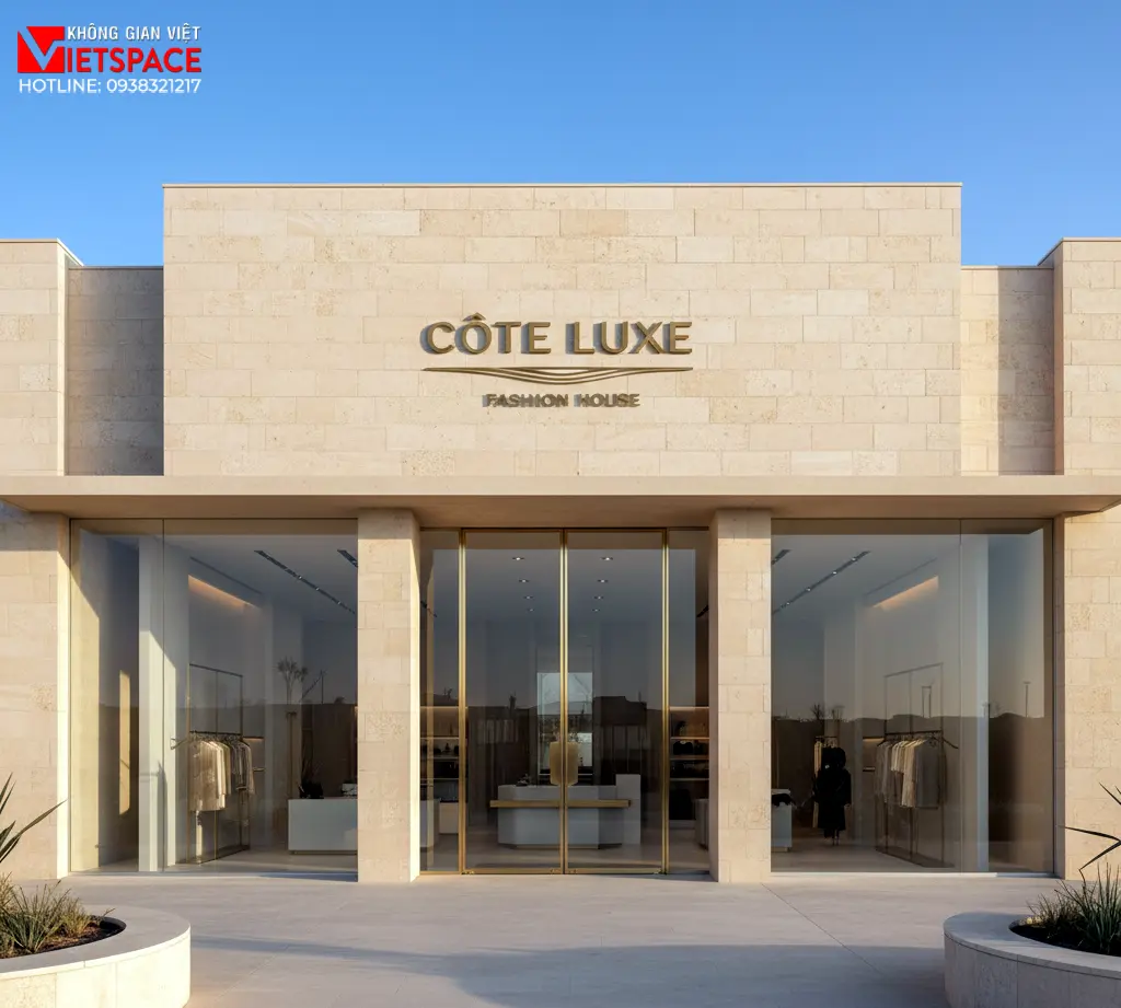 thiết kế cửa hàng thời trang côte luxe _12