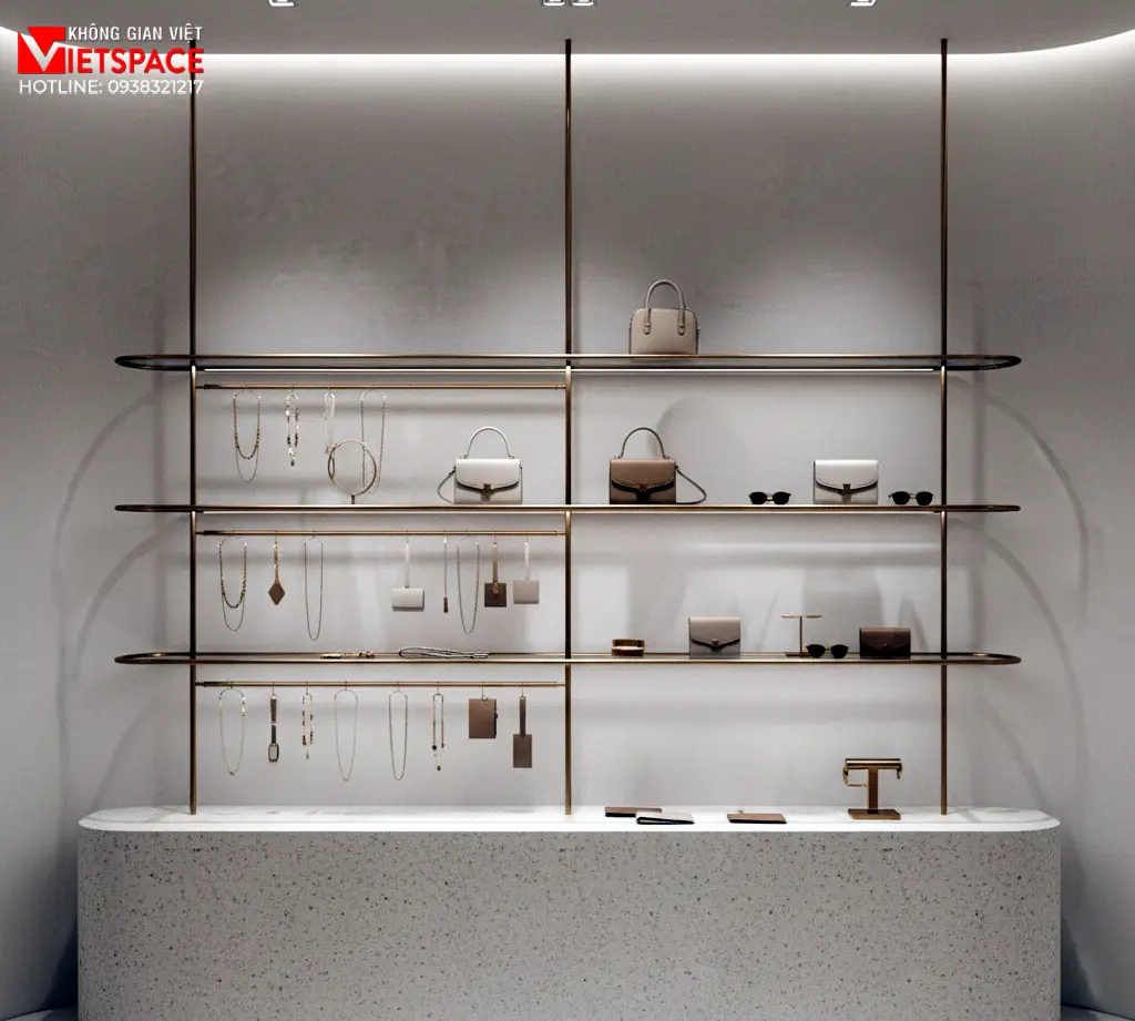 thiết kế cửa hàng thời trang klover _3