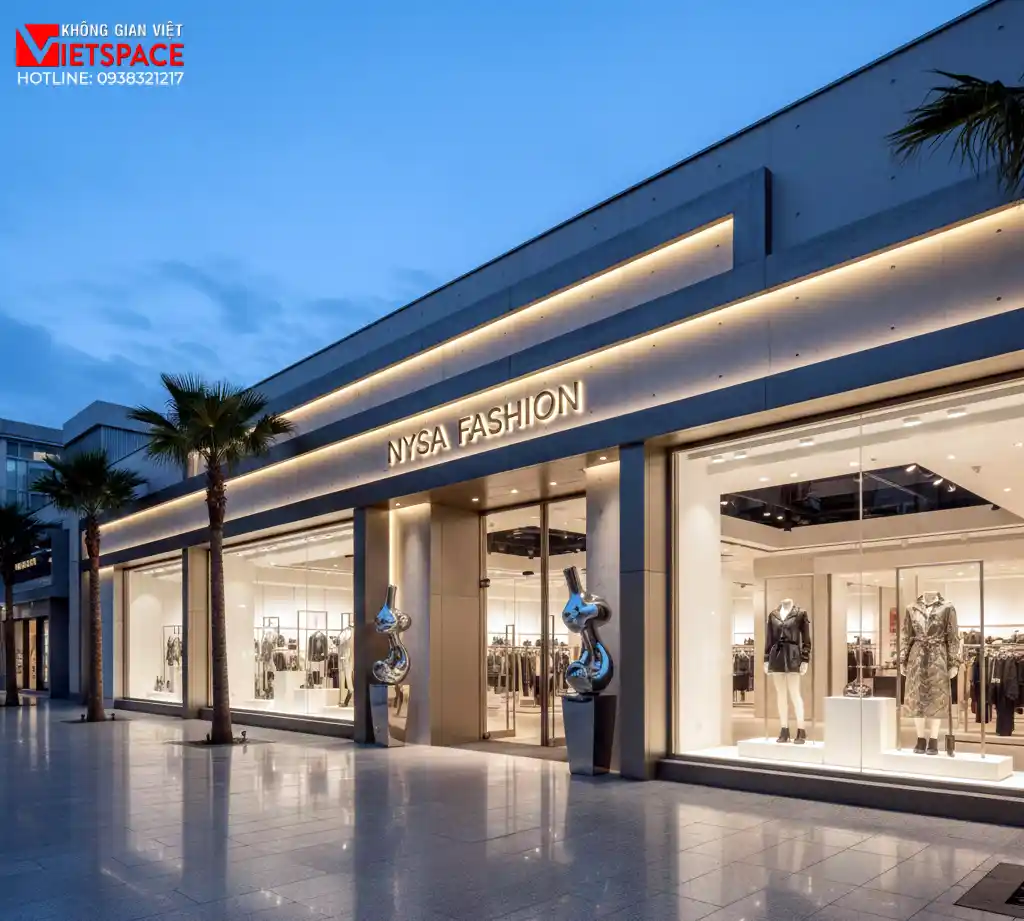 thiết kế cửa hàng thời trang nysa fashion _1