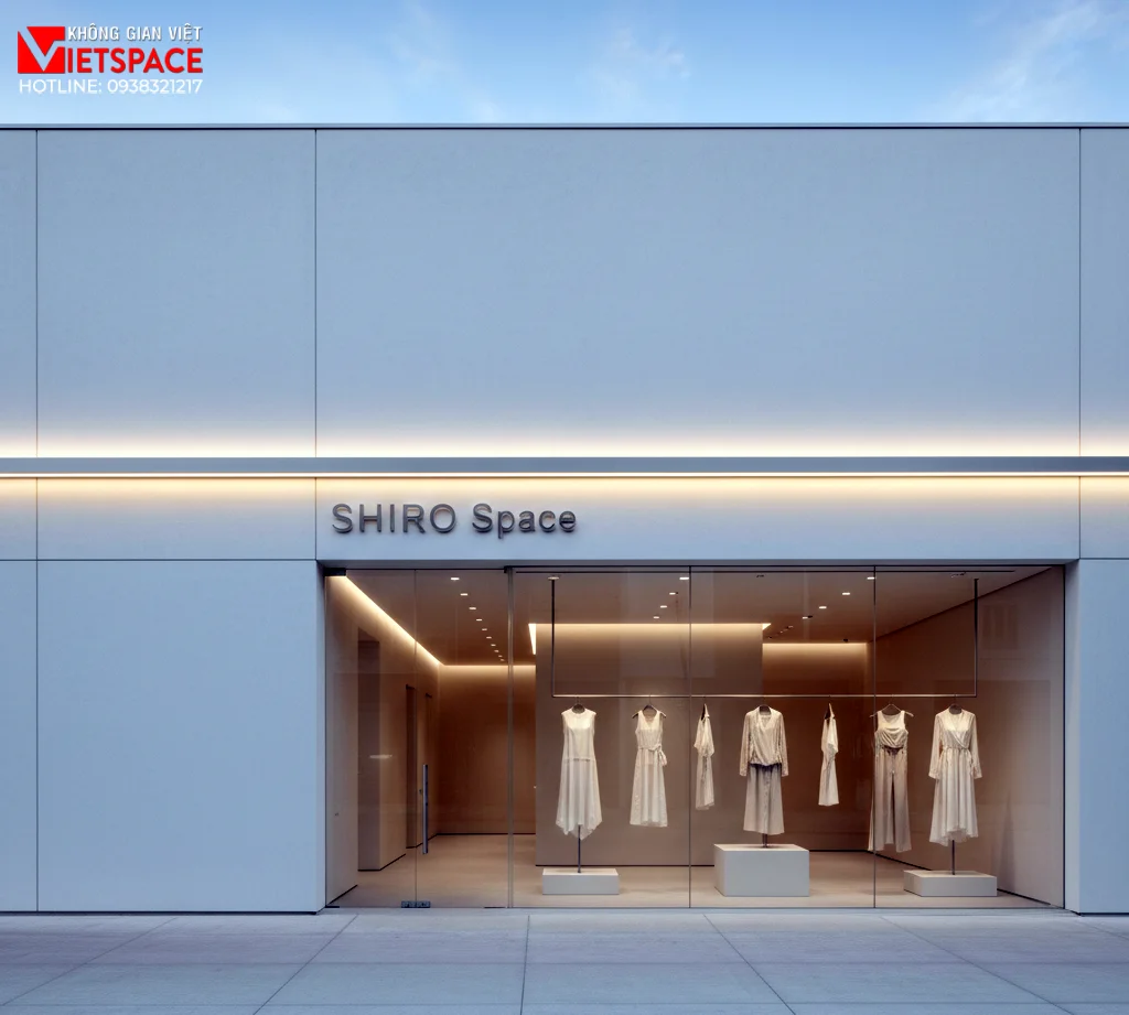 thiết kế cửa hàng thời trang shiro space _8