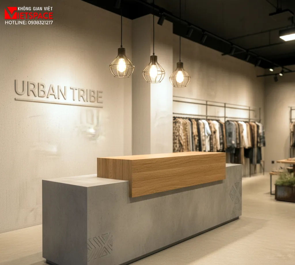 thiết kế cửa hàng thời trang urban tribe _6