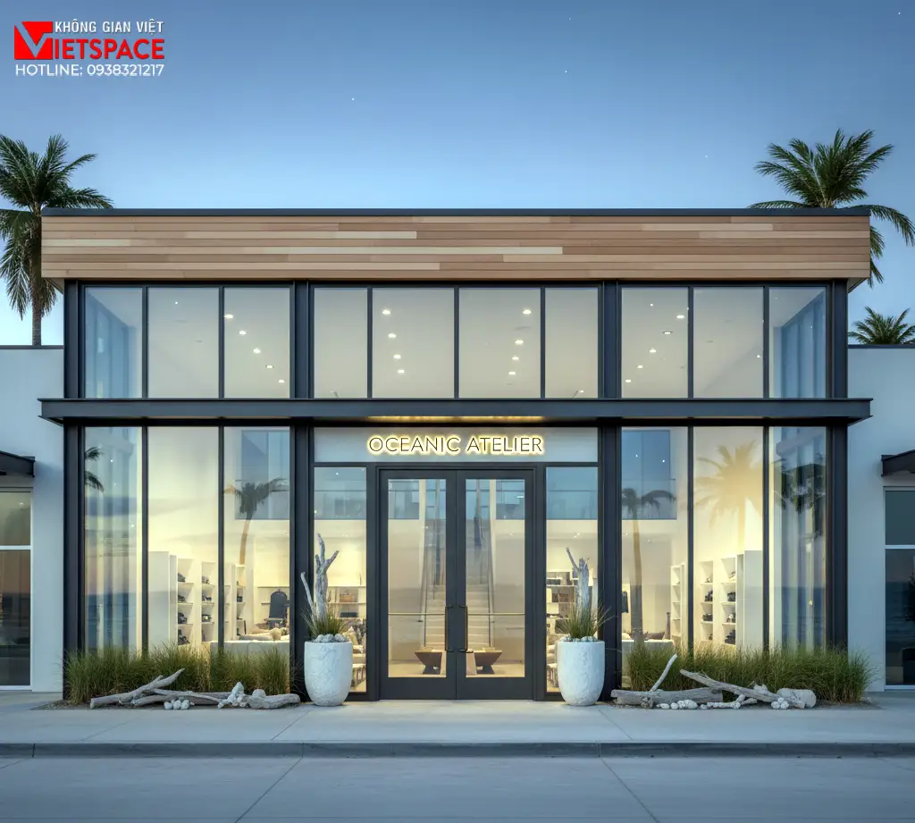 thiết kế cửa hàng thời trang coastline studio _2