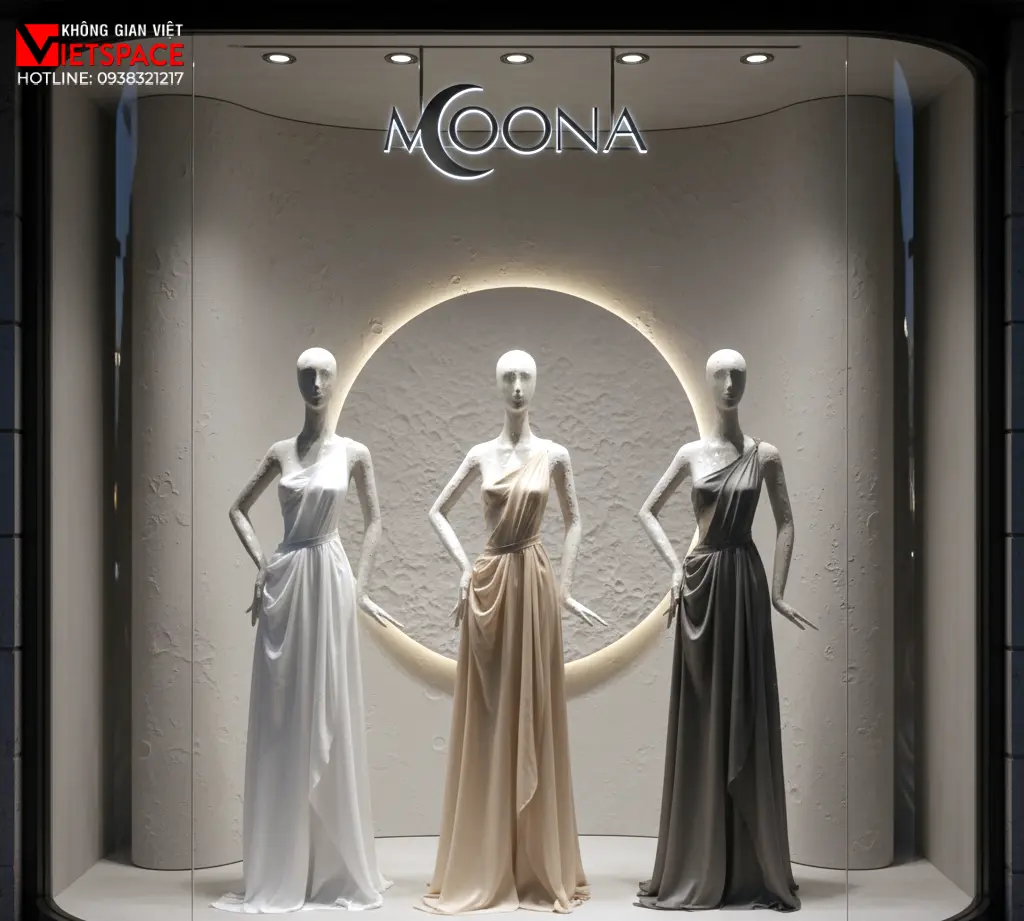 thiết kế cửa hàng thời trang moona _5