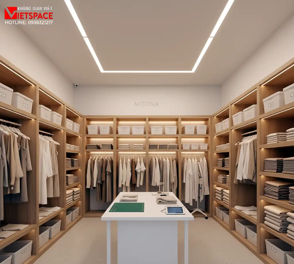 thiết kế cửa hàng thời trang moona _13