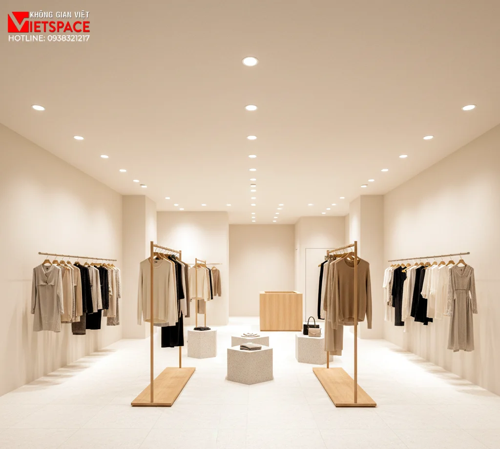 thiết kế cửa hàng thời trang seora _9