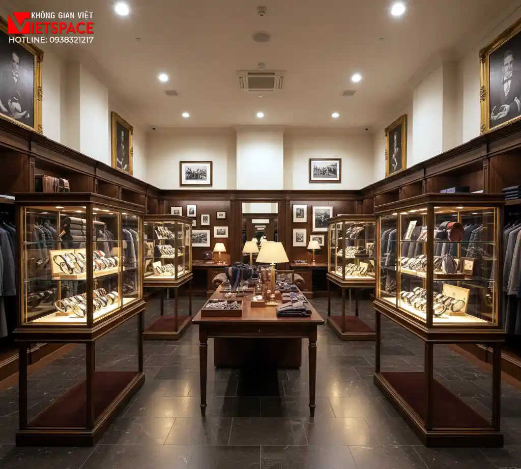 thiết kế cửa hàng thời trang the heritage room _3