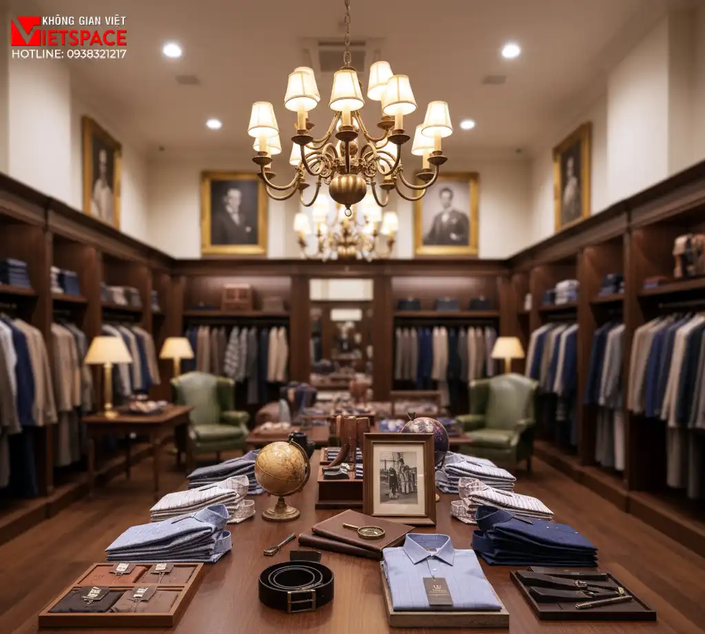 thiết kế cửa hàng thời trang the heritage room _9