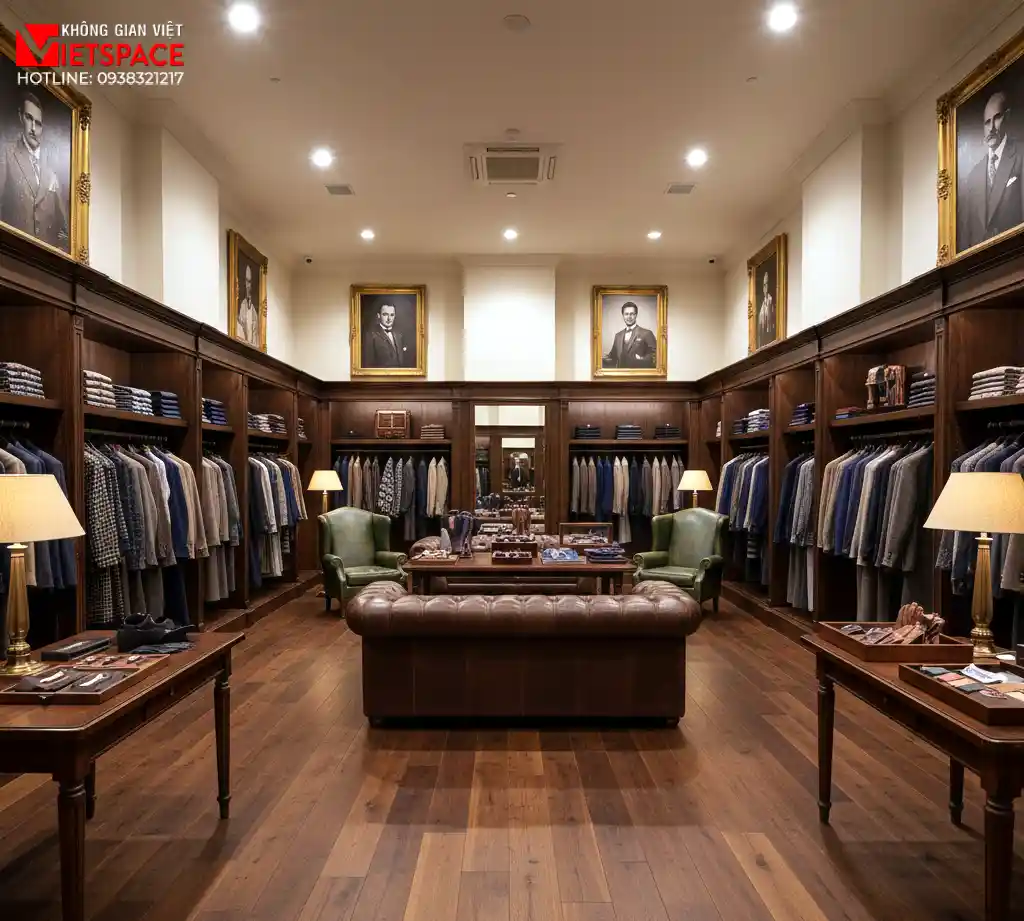 thiết kế cửa hàng thời trang the heritage room _10