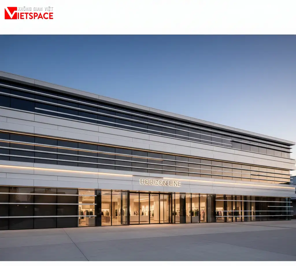 thiết kế cửa hàng thời trang horizon line _1