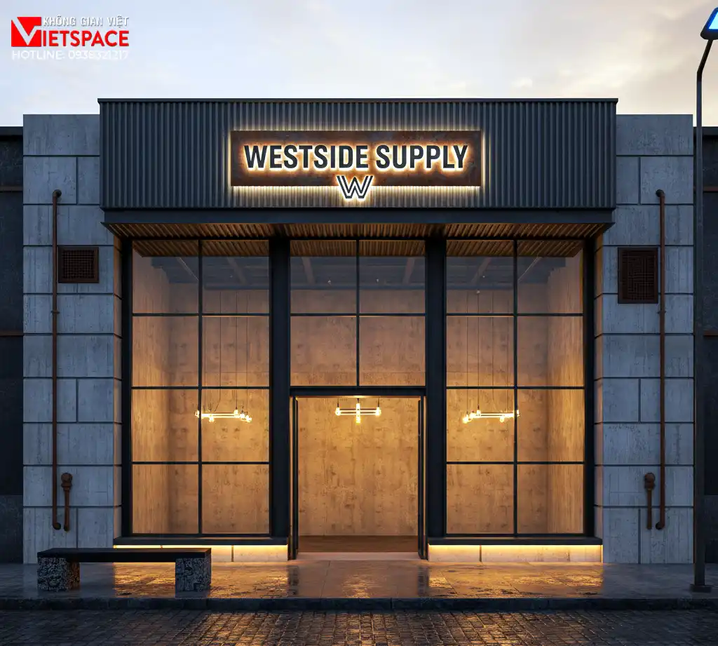 thiết kế cửa hàng thời trang westside supply _1