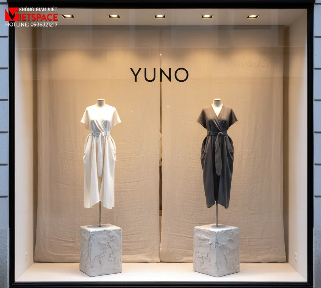 thiết kế cửa hàng thời trang yuno _8