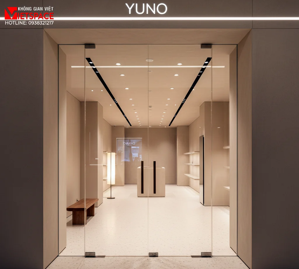 thiết kế cửa hàng thời trang yuno _11