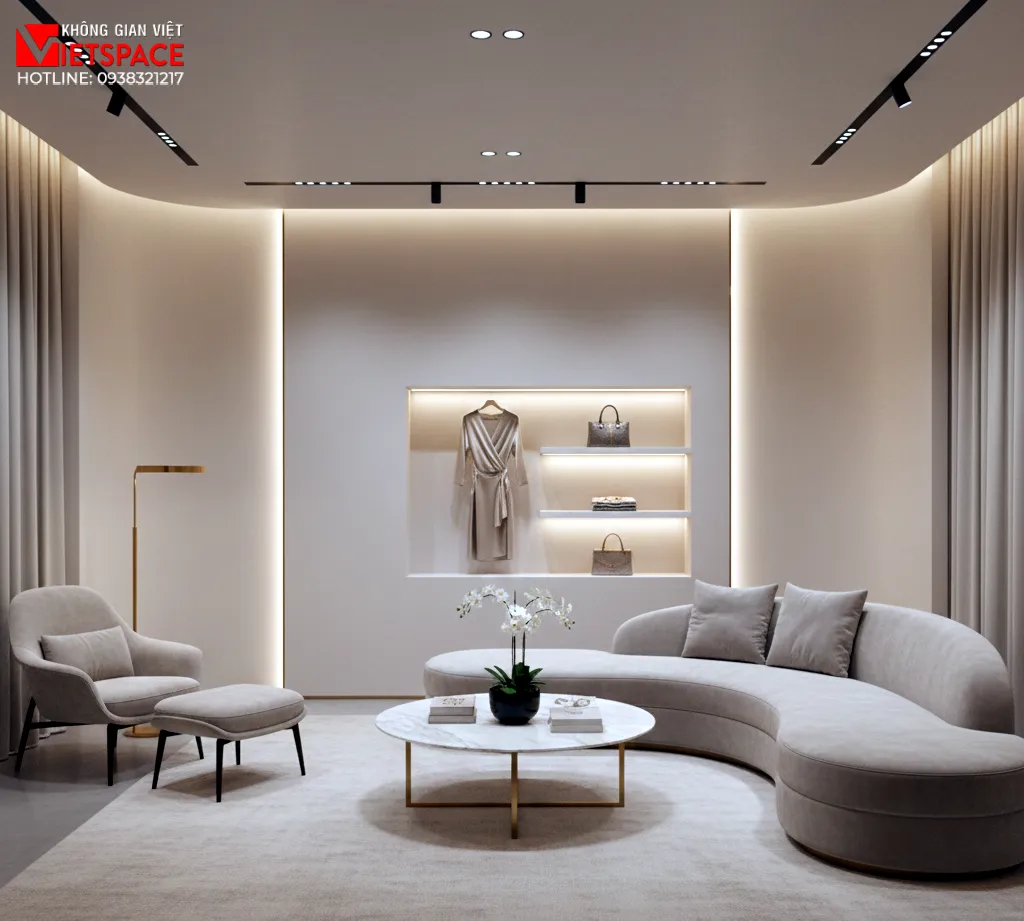 thiết kế cửa hàng thời trang nayra wear _16