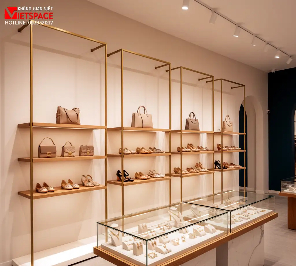 thiết kế cửa hàng thời trang nayra wear _5