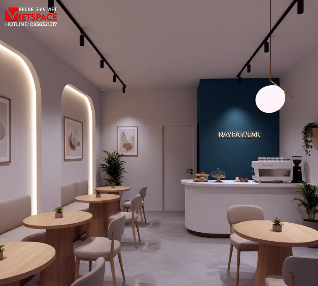 thiết kế cửa hàng thời trang nayra wear _13