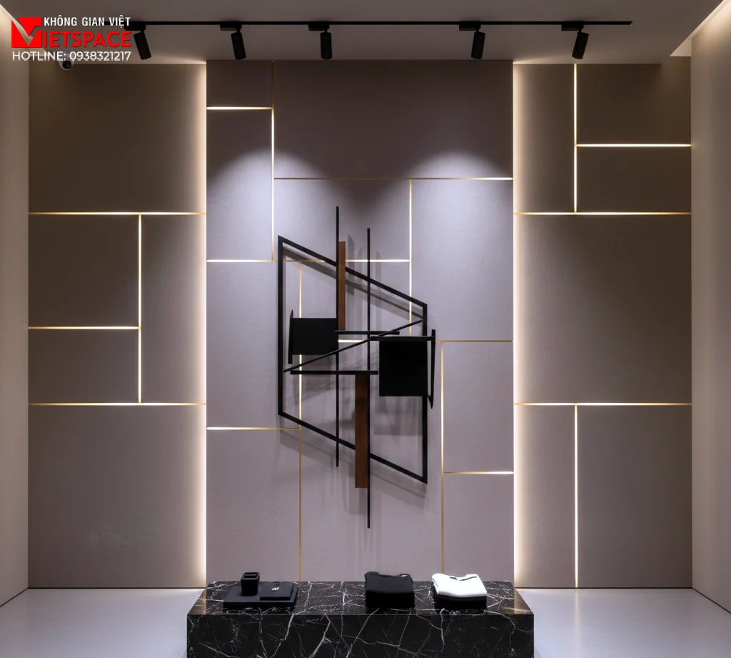 thiết kế cửa hàng thời trang arden mode _5
