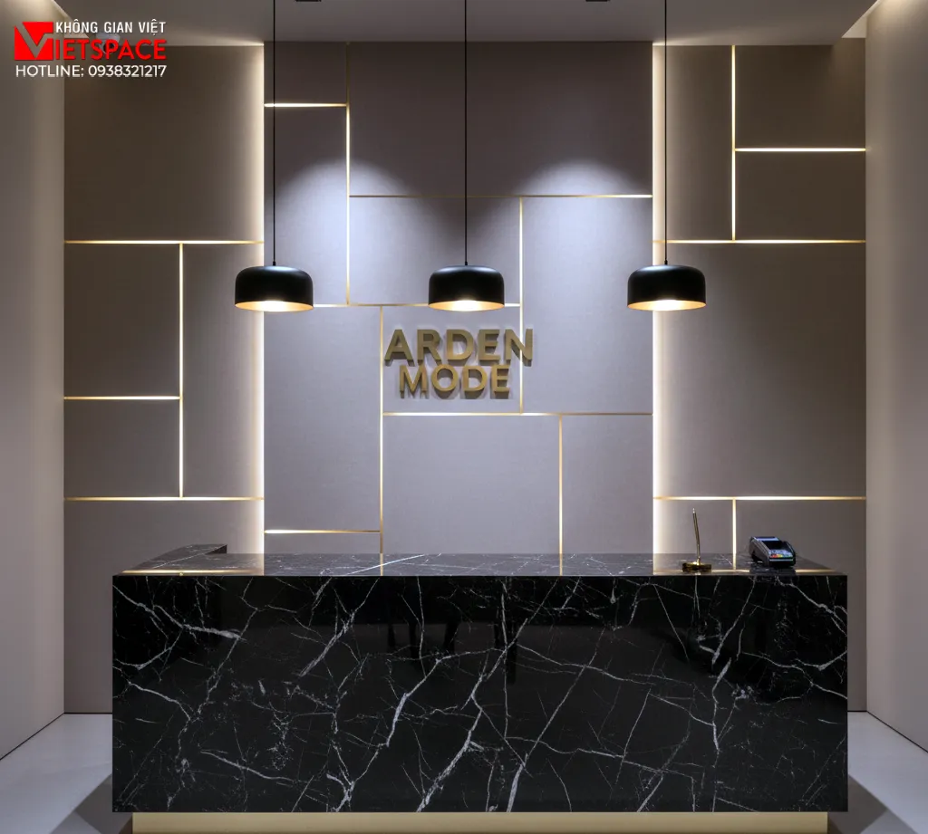 thiết kế cửa hàng thời trang arden mode _6