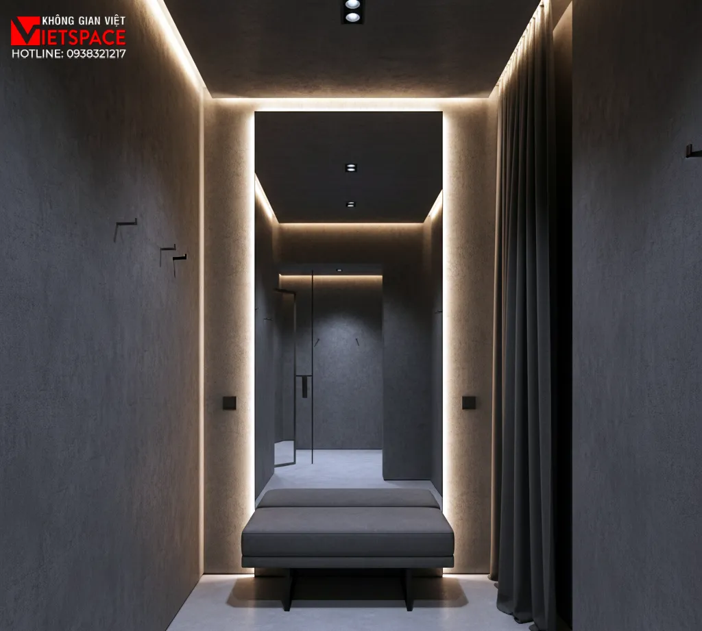thiết kế cửa hàng thời trang arden mode _14