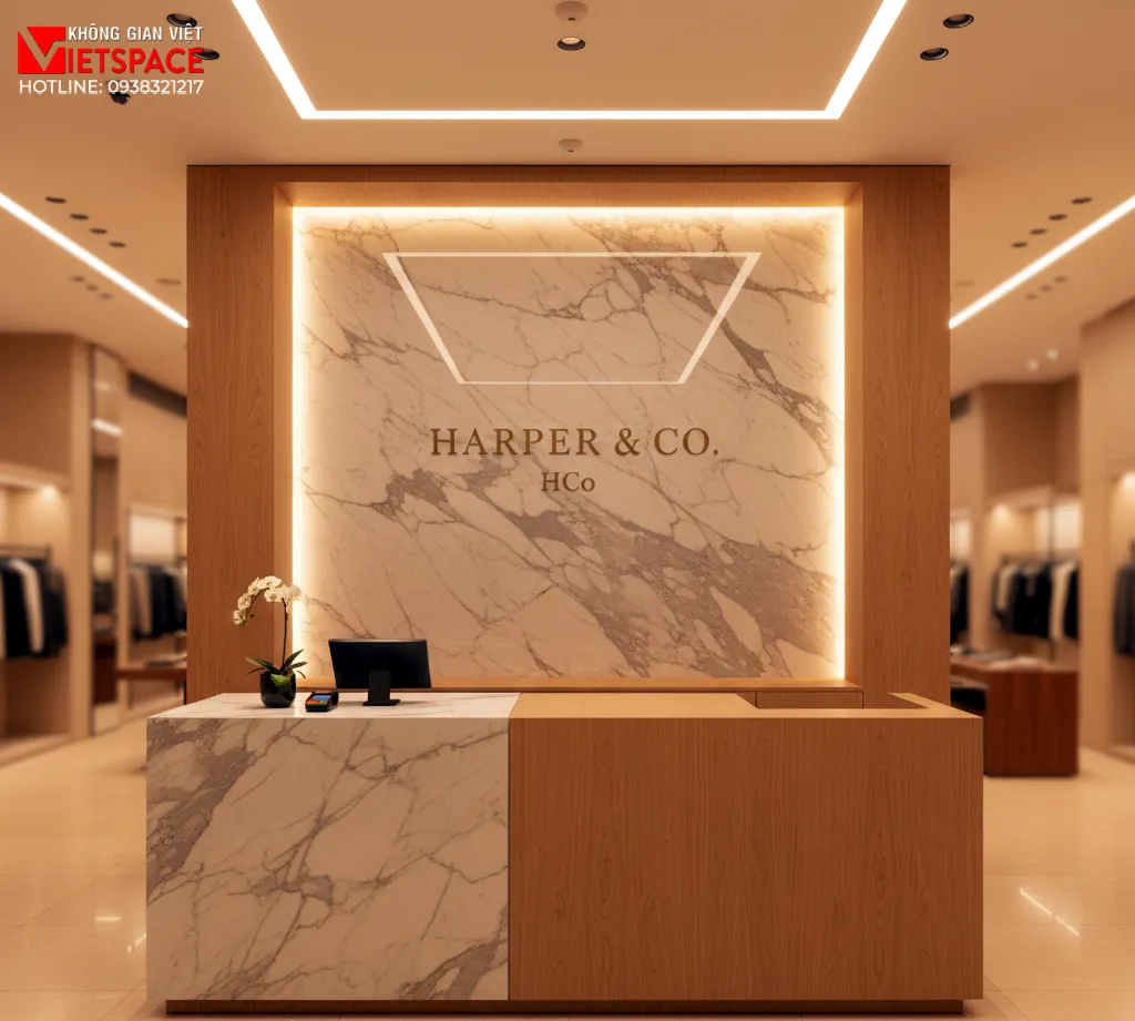 thiết kế cửa hàng thời trang harper & co _6